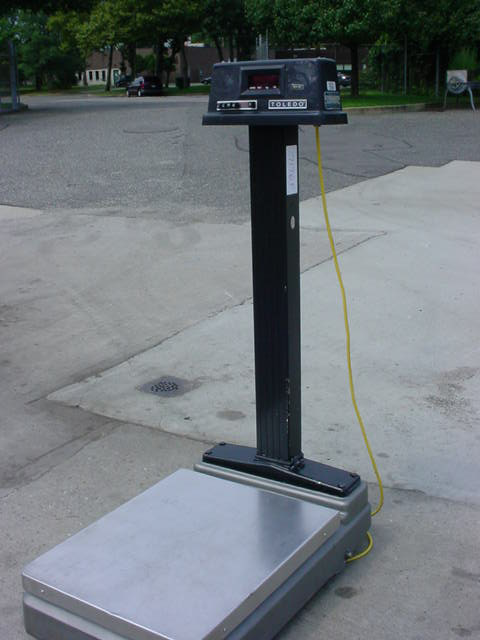 7176F_xl TOLEDO MODEL 0280 DIGITAL SCALE, PORTABLE