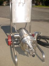 ALFA LAVAL  "LKH" STAINLESS STEEL SANITARY CENTRIFUGAL PUMP, WASH DOWN MOTOR