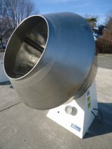 48 IN. STOKES STAINLESS STEEL COATING PAN WITH BAFFLES & VARIABLE FREQUENCY INVERTER