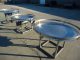 48 IN. STAINLESS STEEL ROTARY UNSCRAMBLING-ACCUMULATING TABLES, SS BASE (4)
