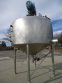 400 GALLON INDUSTRIES DACIER SCRAPER AGITATED CONE BOTTOM JACKETED VESSEL, 316 STAINLESS