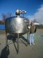 400 GALLON INDUSTRIES DACIER SCRAPER AGITATED CONE BOTTOM JACKETED VESSEL, 316 STAINLESS