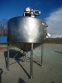400 GALLON INDUSTRIES DACIER SCRAPER AGITATED CONE BOTTOM JACKETED VESSEL, 316 STAINLESS