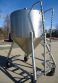 450 Gallon DCI Type 316 Stainless Steel Cone Bottom Portable Tank--