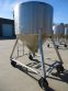 450 Gallon DCI Type 316 Stainless Steel Cone Bottom Portable Tank--