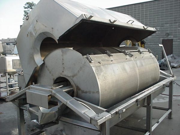 HUGHES 48" DIA. CONTINUOUS ROTARY BLANCHER/COOKER/COOLER