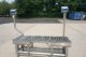 18 In. Wide X 72 In. Long Stainless Steel Roller Conveyor With Scales