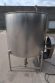 8658C 4 500 Gallon Stainless Steel Vertical Mix Tank, Side Entering Triple Prop