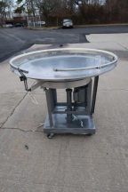 42 In. Diameter Rotary Unscrambling/Accumulating Table,  Single Phase Motor